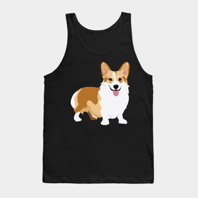 Corgi Tank Top by X-TrashPanda